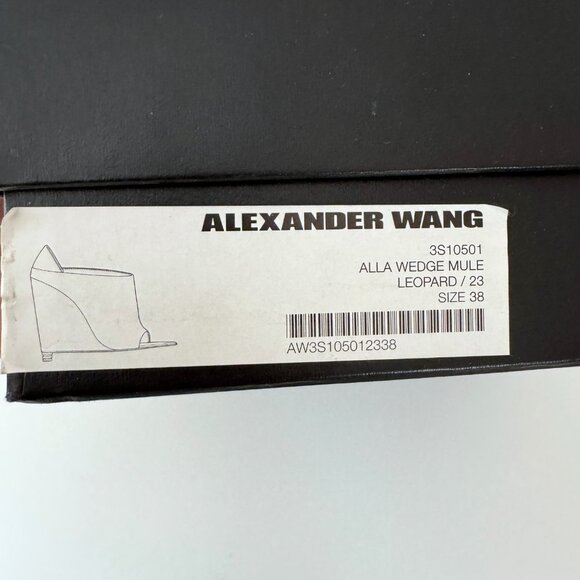 Alexander Wang SS10 Runway Alla Leopard Pony Mule 38 EU - Picture 15 of 15